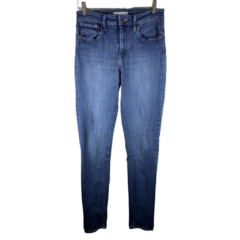 Levi's 721 High Rise Skinny Dark Wash Jeans Size 28